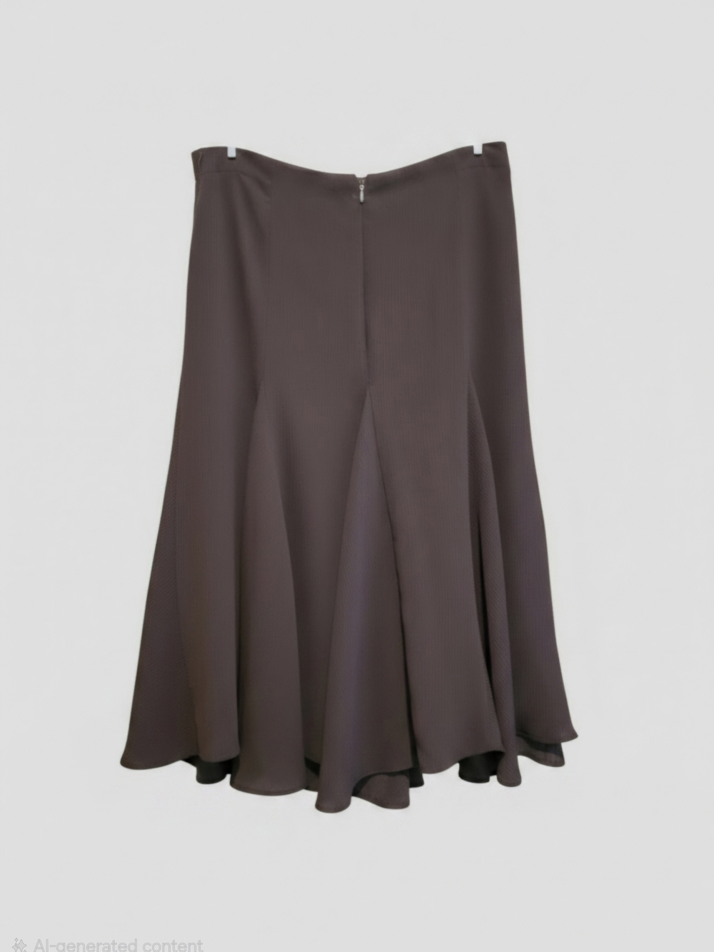 Worthington Brown Flared Midi Skirt